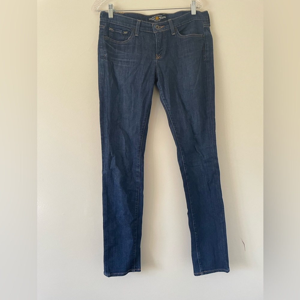 LUCKY BRAND Charlie Skinny Dark Blue Denim Jeans